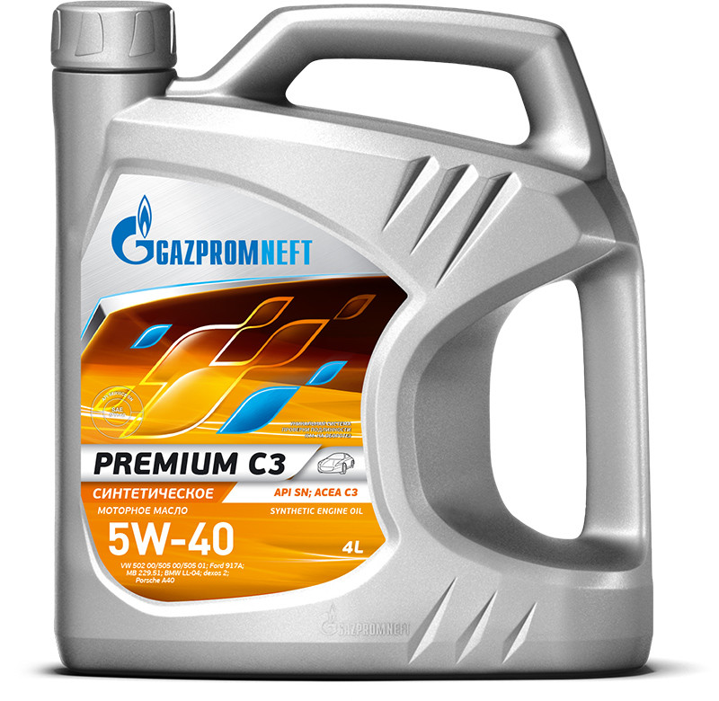 Gazpromneft Premium C3 5W-40 API SP ACEA C2/C3 4л