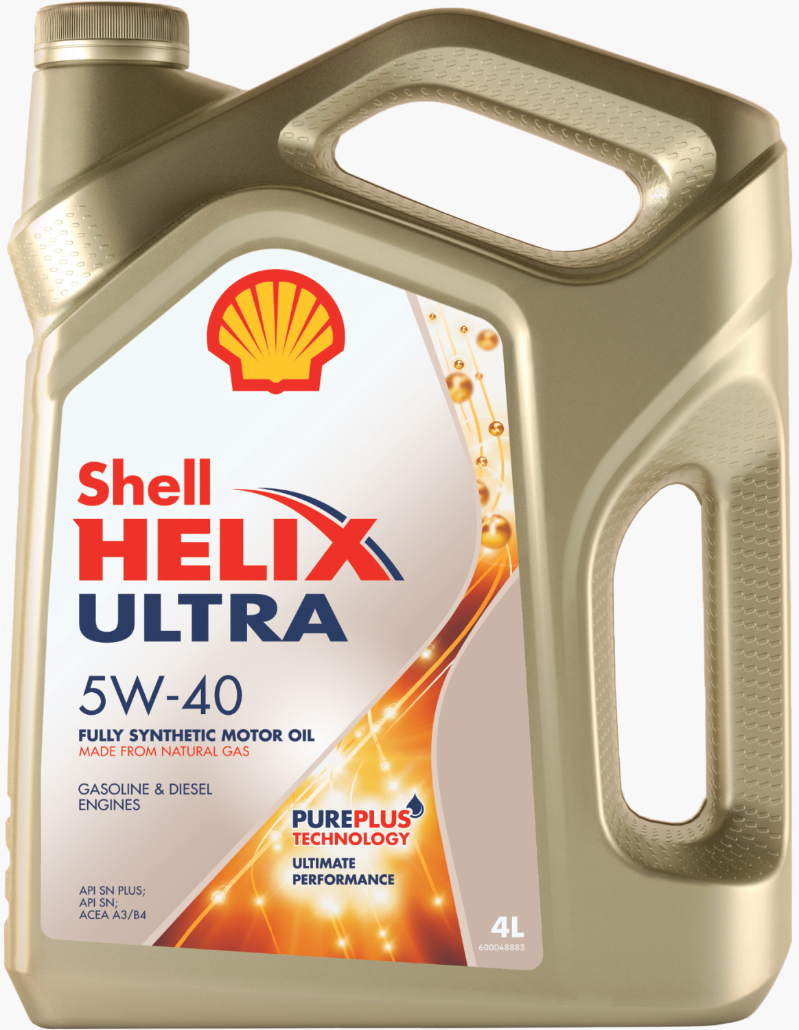 Моторное масло синтетика Shell Helix Ultra API SN 5W-40 4L