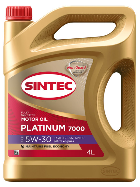 Sintec PLATINUM 7000 SAE 5W-30 API SP ILSAC GF-6A 4л
