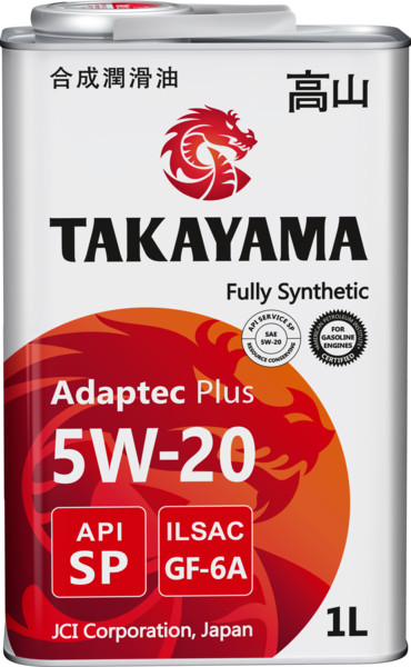 TAKAYAMA Adaptec Plus 5W-20 API SP ILSAC GF-6 1л металл