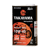 Takayama Mototec 5000 4T 10W-40 API SM JASO MA2 1л металл