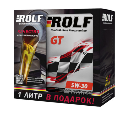 ROLF GT SAE 5W-30 API SN/CF ACEA C2/C3 Акция 4л + 1л металл