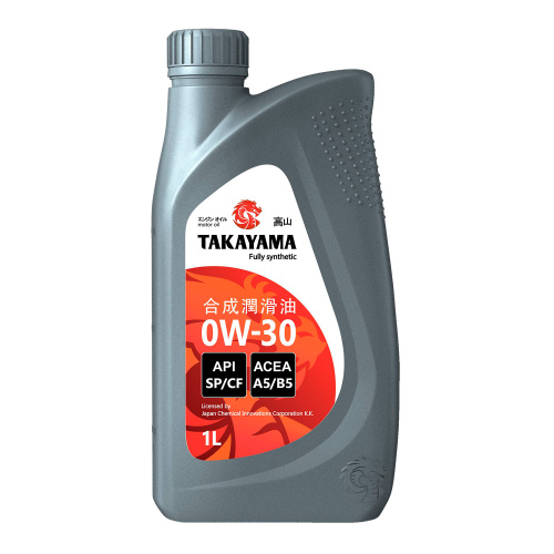 TAKAYAMA SAE 0W-30 API SP/CF  ACEA A5/B5 1л пластик